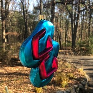Christborn Glass Flipflop Christmas Ornament
